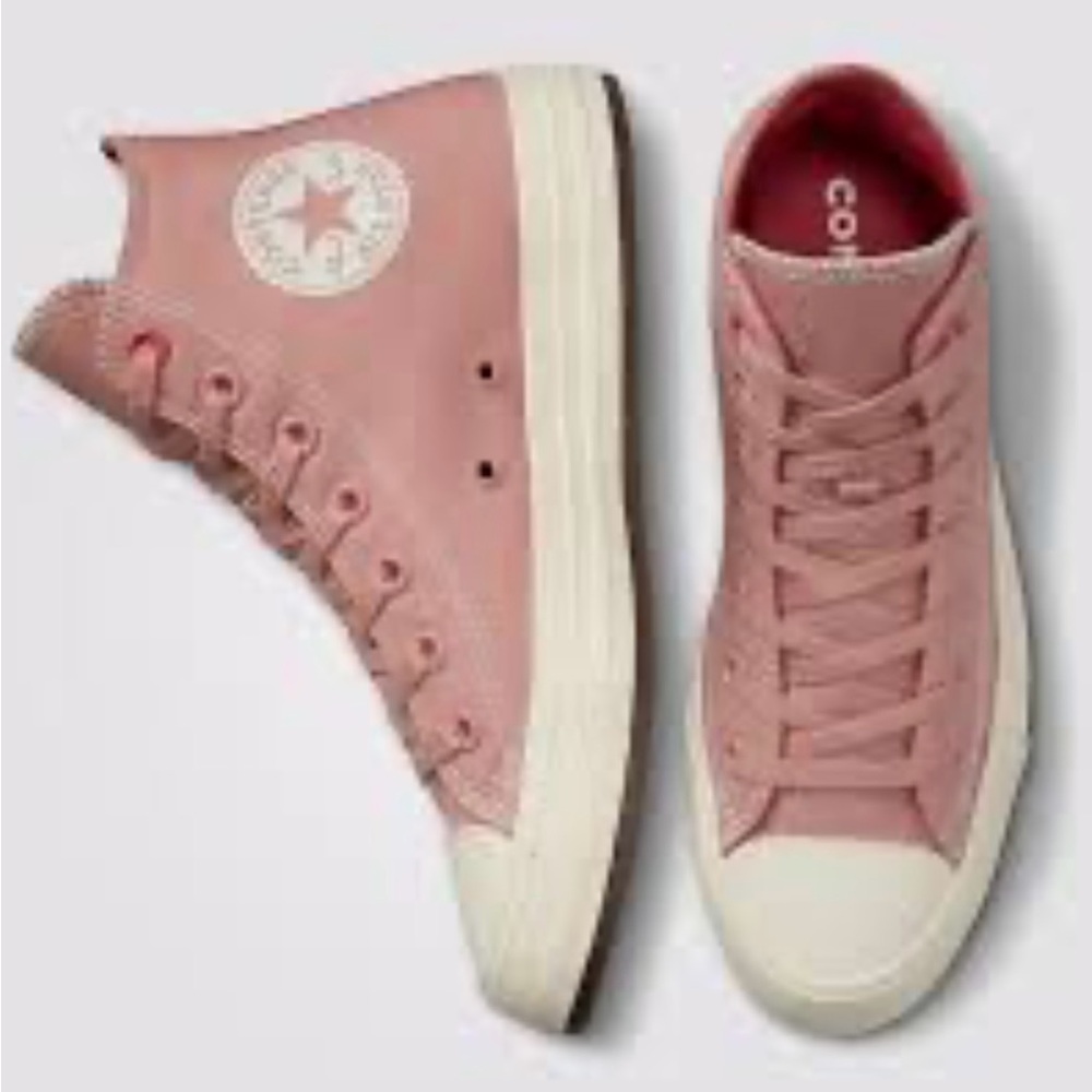 Converse Women's Blush Pink High-Top Sneakers W 9.5